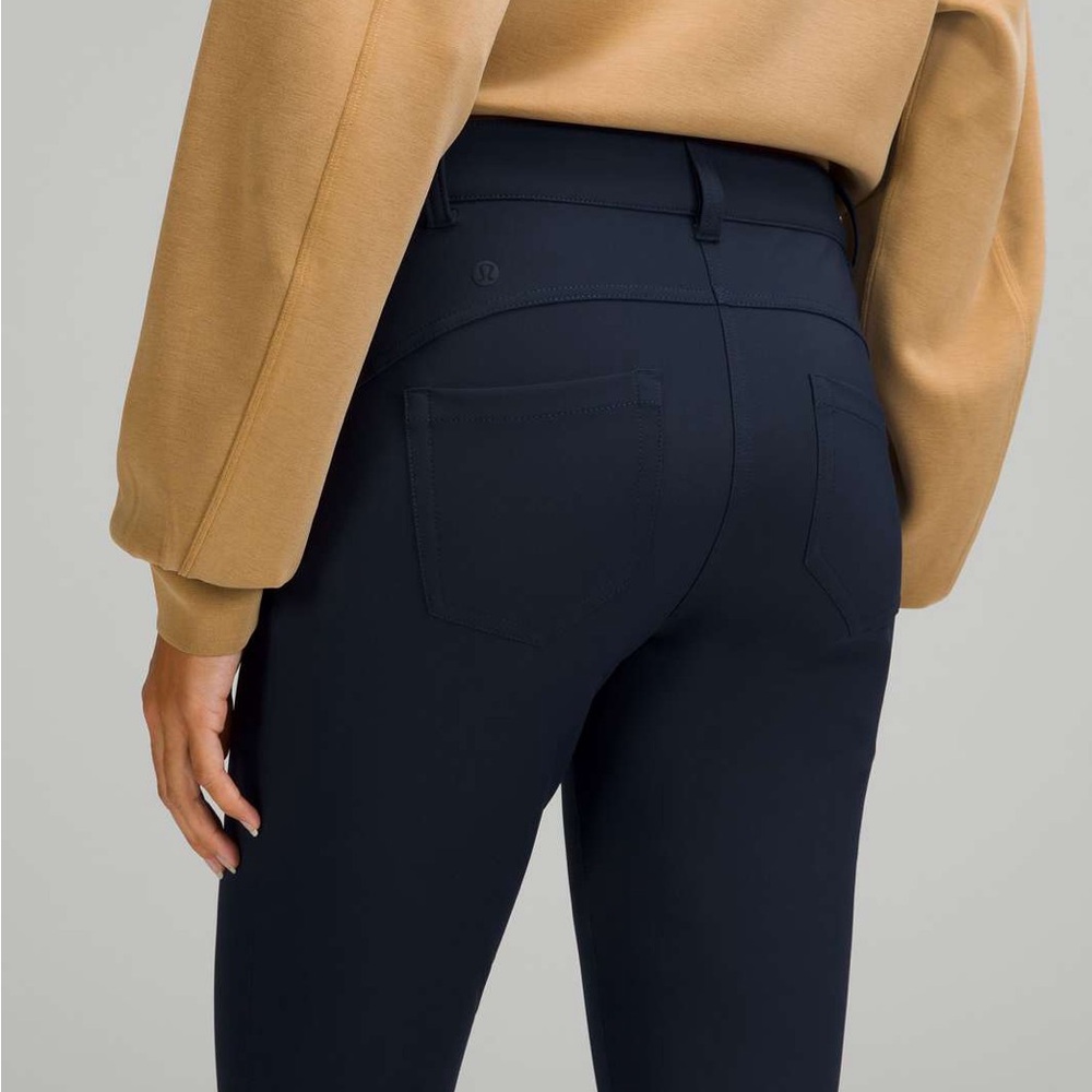 lululemon athletica Navy Slim Tech Trousers - Picture 4 of 16